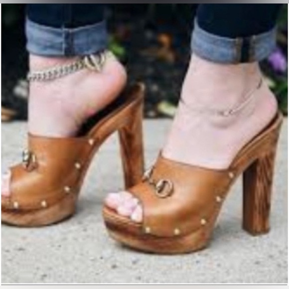 Gucci, Morena, Leather Platform - Size IT 37.5, US 7.5 - Picture 13 of 13